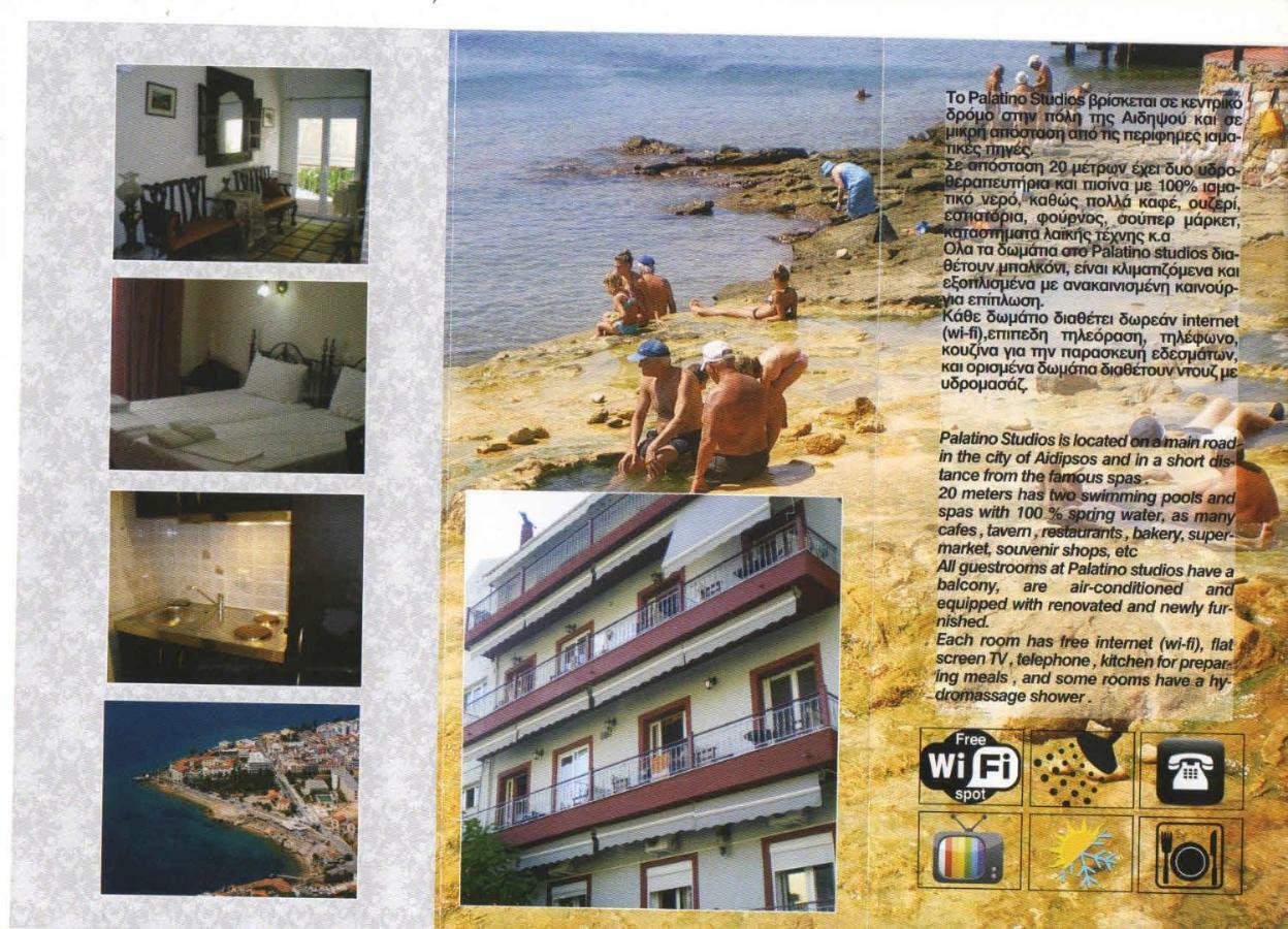 Palatino Studios Loutrá Edipsoú Eksteriør bilde